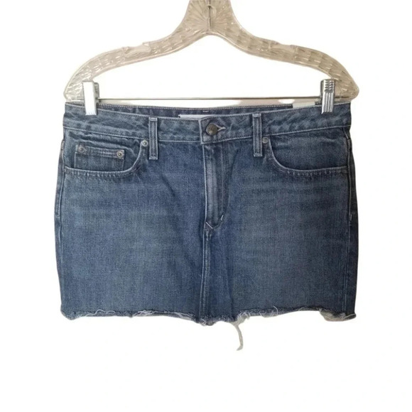 LOVERS + Friends Alex Mini Skirt Ximeno Denim 28 - Picture 4 of 14